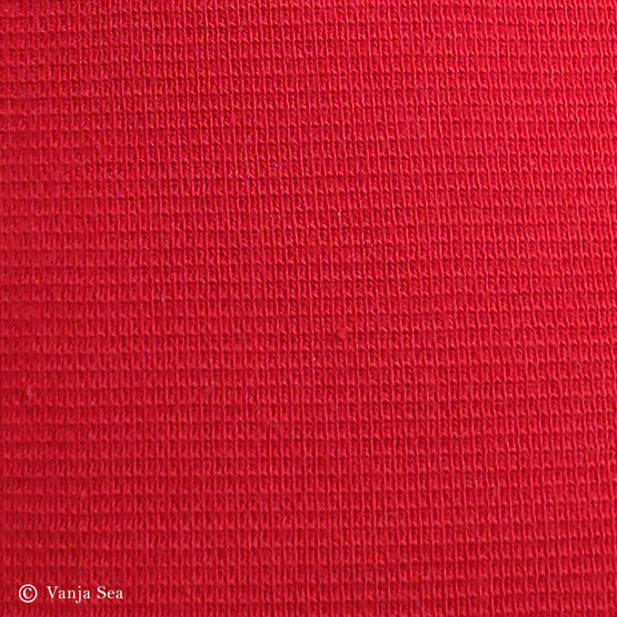 Organic Cotton Rib, red