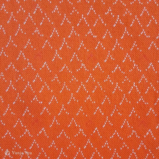 Aallot Organic Knitted Fabric, orange