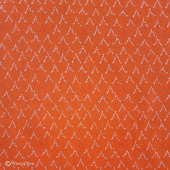 Aallot Organic Knitted Fabric, orange