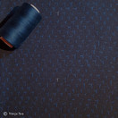 3D Organic Knitted Fabric, ink blue