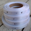 Printed Size Label XXS-XL, 100 pcs