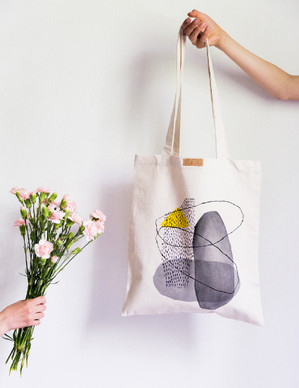Rain Canvas Tote Bag