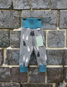 Musakissat Baby Leggings, dark grey
