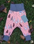 Musakissat Baby Leggings, pink