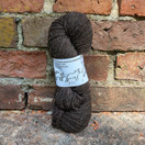 2ply Wool Yarn, Dark Brown