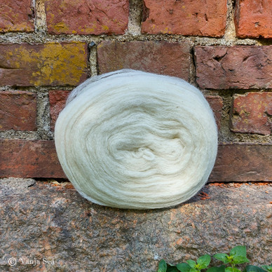 Wool Roving, Off-White