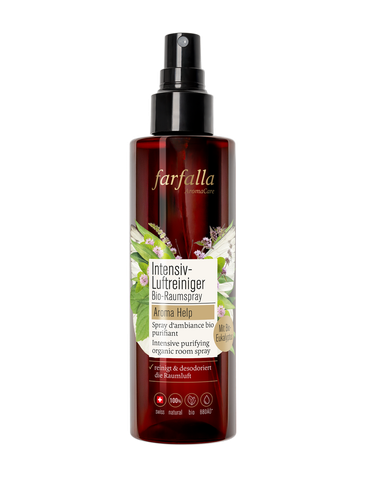 Huoneilmaa tehokkaasti puhdistava spray