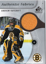 2005-06 SP Game Used Authentic Fabrics #AFAR Andrew Raycroft