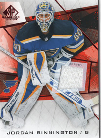 2021-22 SP Game Used Red Jersey #50 Jordan Binnington