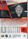 2021-22 SP Game Used Red Jersey #50 Jordan Binnington