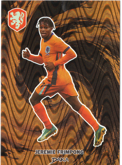 2025 Daka Top Audience Netherlands Tai Chi Orange Wave #TC6 Jeremie Frimpong /25