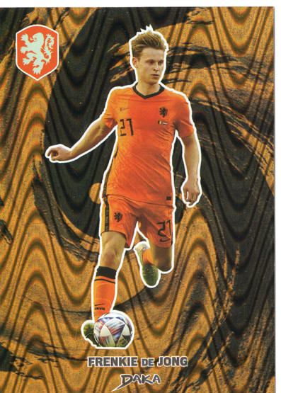 2025 Daka Top Audience Netherlands Tai Chi Orange Wave #TC11 Frenkie De Jong /25