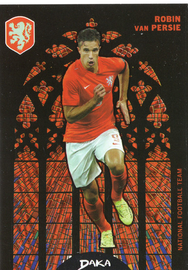 2025 Daka Top Audience Netherlands Temple Red Wave #TE22 Robin Van Persie /50