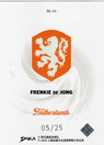 2025 Daka Top Audience Netherlands Tai Chi Orange Wave #TC11 Frenkie De Jong /25