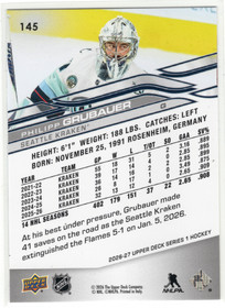 2026-27 Upper Deck Deluxe #145 Philipp Grubauer /250