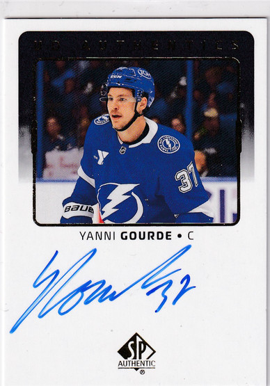 2025-26 SP Authentic - UD Authentics Autographs  #UDA-YG - Yanni Gourde AU