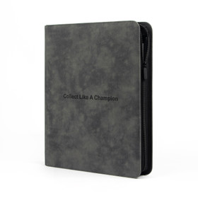 Euro Elite 9 Pocket Toploader Binder – 288 toploaderille (harmaa)