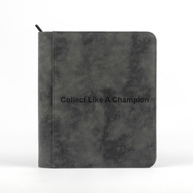 Euro Elite 4 Pocket Toploader Binder – 160 toploaderille (harmaa)