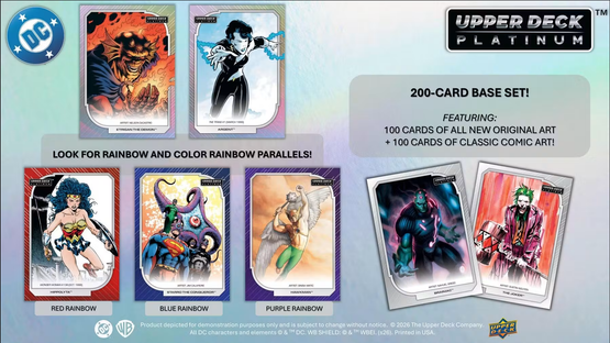 2026 Upper Deck DC Platinum Hobby Box