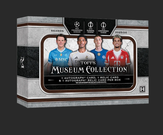 2025-26 Topps Museum UEFA Club Competitions Soccer Hobby Box