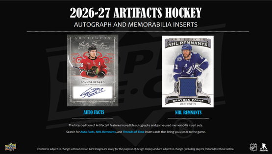 2026-27 Upper Deck Artifacts Hockey Blaster Box