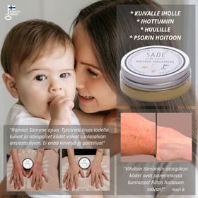 • Tehohoito iholle! Sade suolasalva 50 ml
