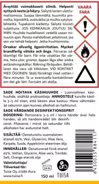 Sade hand sanitizer 150 ml