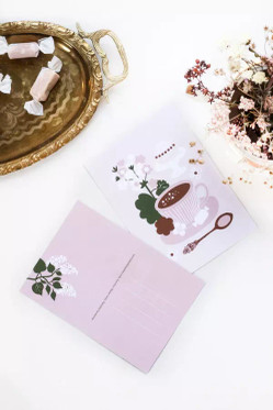 Postikortti: Juhlakahvit