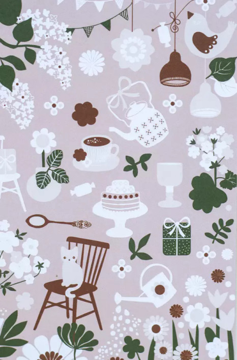 Postikortti: Puutarhajuhlat