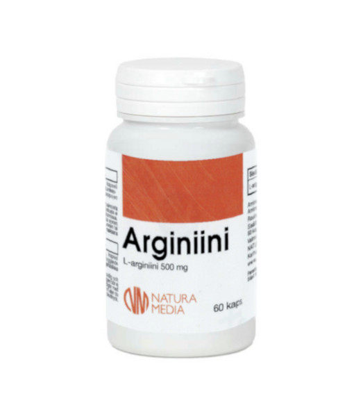 L-Arginiini 500 mg (60 kapselia)