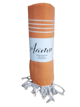 AAMU Hamam-kylpypyyhe oranssi