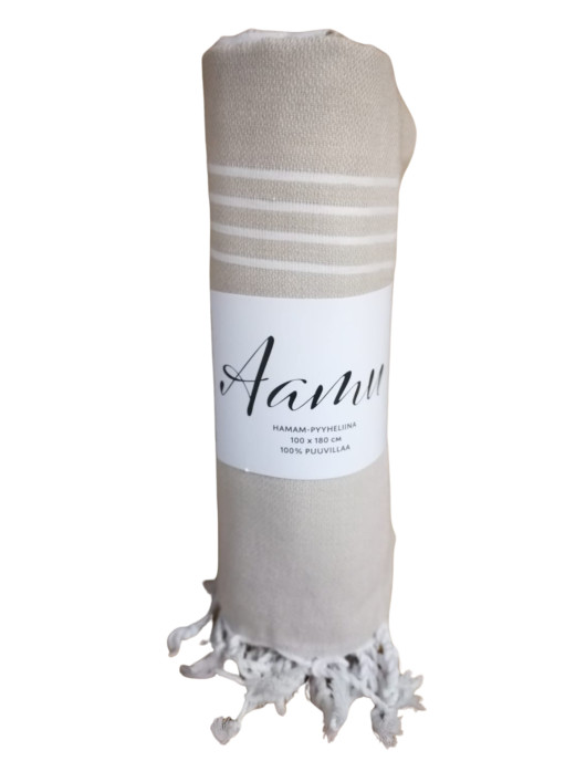 • AAMU Hamam-kylpypyyhe beige