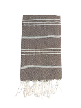 AAMU Hamam-käsipyyhe harmahtavan ruskea