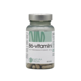 B6-vitamiini 25 mg P-5-P (60 kapselia)