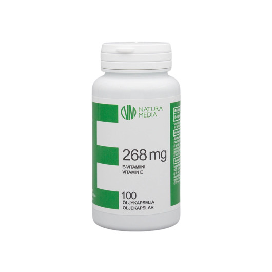 E-vitamiini 268 mg (100 kapselia)