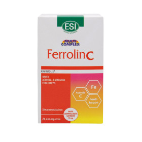 ESI FerrolinC rautapidolaatti (24 annospussia), sitruunanmakuinen 