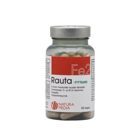 Fe2 RAUTA + FYTAASI (60 kapselia)