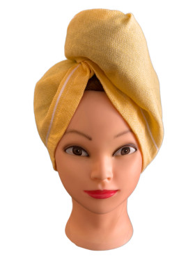 AAMU Hamam-hiusturbaani keltainen