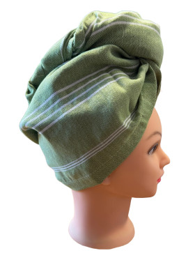 AAMU Hamam-hiusturbaani oliivinvihreä