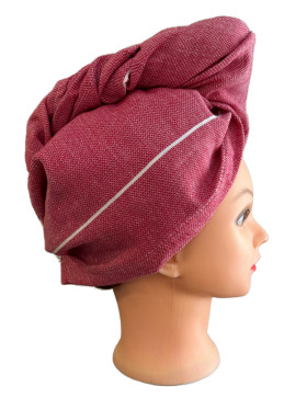 AAMU Hamam-hiusturbaani punainen