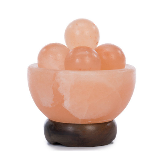 Massage ball bowl salt lamp