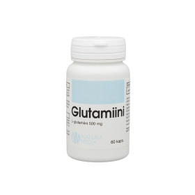 Glutamiini (L-glutamiini aminohappo) 500 mg (60 kapselia)