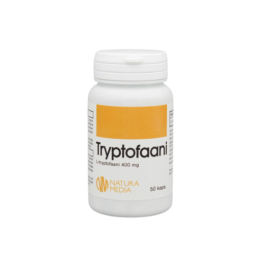 L-tryptofaani 400 mg (50 kapselia)
