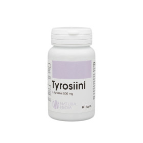Tyrosiini (L-tyrosiini) 500 mg (60 kapselia)