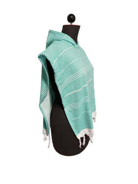 LASTEN AAMU HAMAM TUNIKAPYYHE vaalea minttu