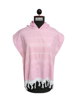 LASTEN AAMU HAMAM TUNIKAPYYHE vaalea pinkki