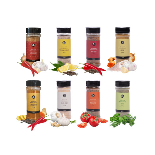 Himalayan crystal salt spice series