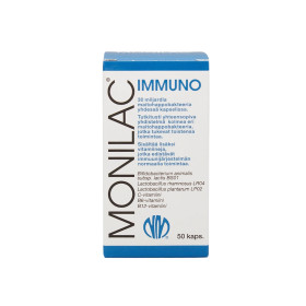 Monilac Immuno -maitohappobakteereja (50 kapselia)