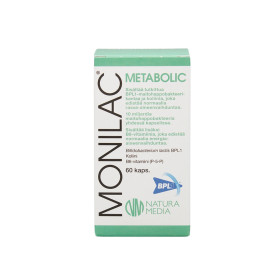 Monilac Metabolic -maitohappobakteereja (60 kapselia)