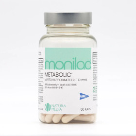 Monilac Metabolic -maitohappobakteereja (60 kapselia)